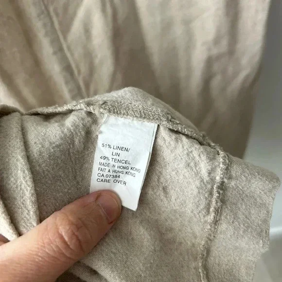 Vintage linen tencel maxi skirt - Picture 11 of 12